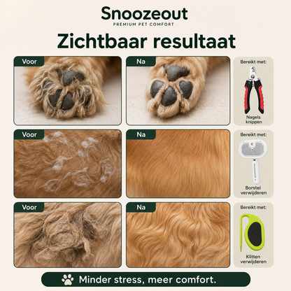 Complete Vachtverzorgingsset voor Hond & Kat