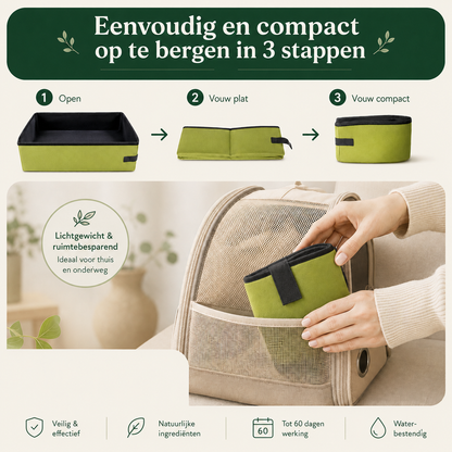 Draagbare Kattenbak voor Onderweg