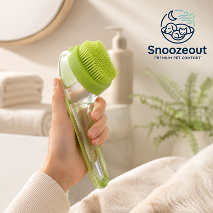 2 in 1 Shampooborstel voor Huisdieren