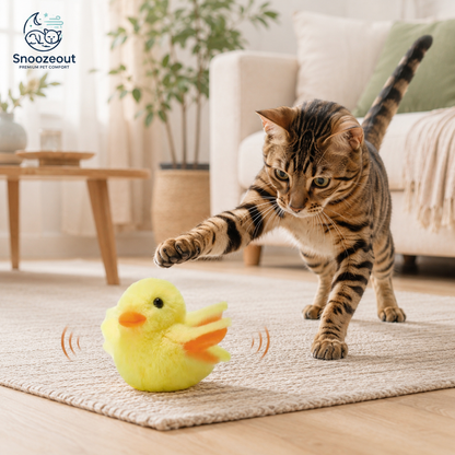 Jouet oiseau interactif pour chats
