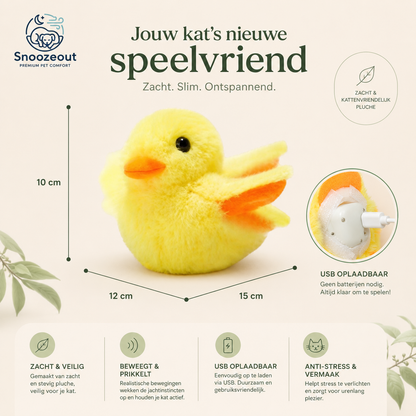 Jouet oiseau interactif pour chats