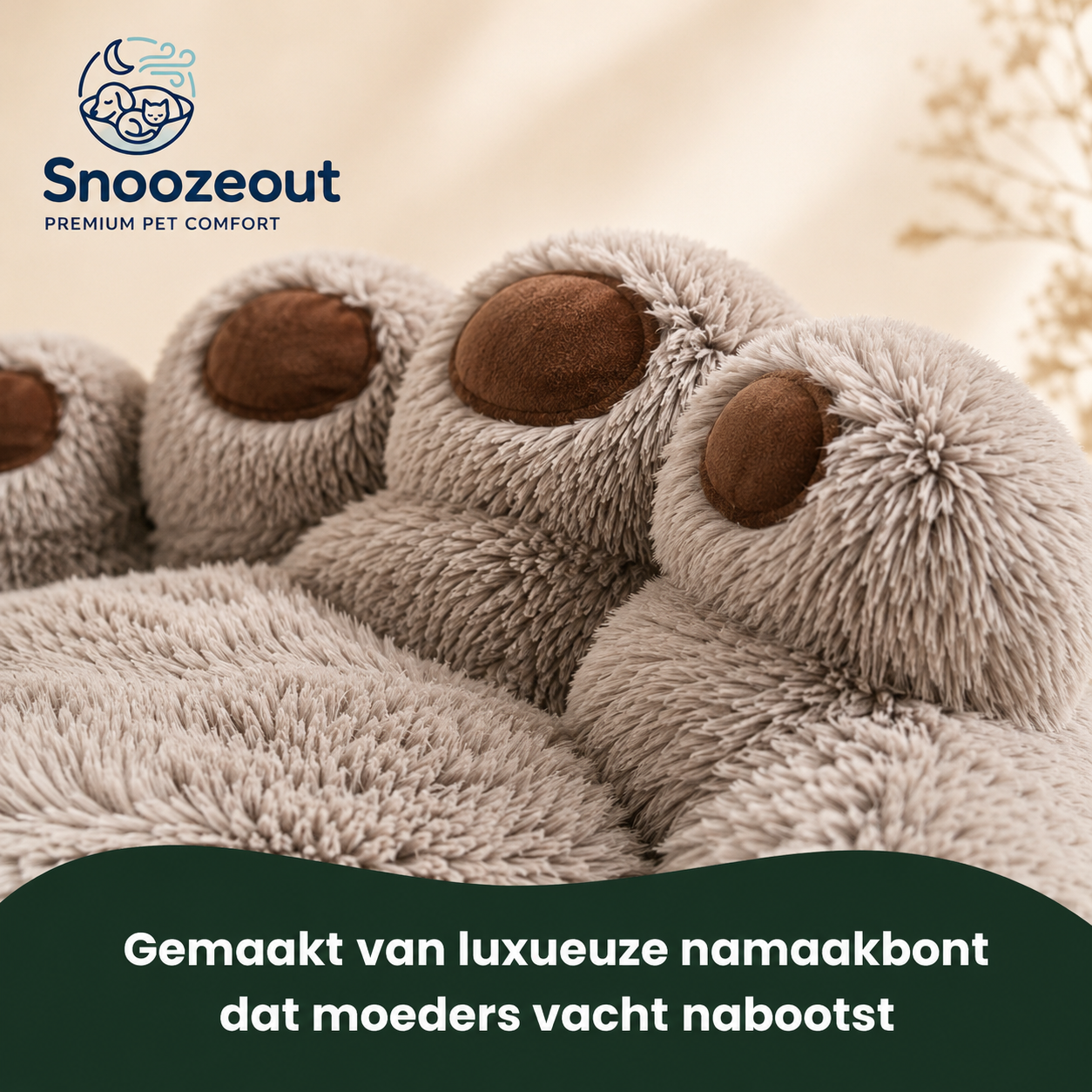 Pootvormige Slaapmand voor Hond & Kat