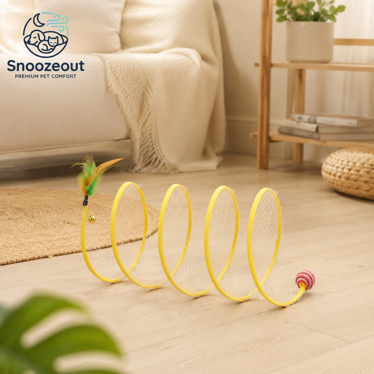 Snoozeout Katten Spiraal Speeltunnel