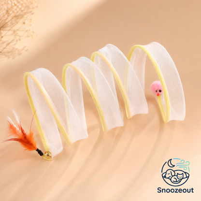Tunnel de jeu pliable pour chats