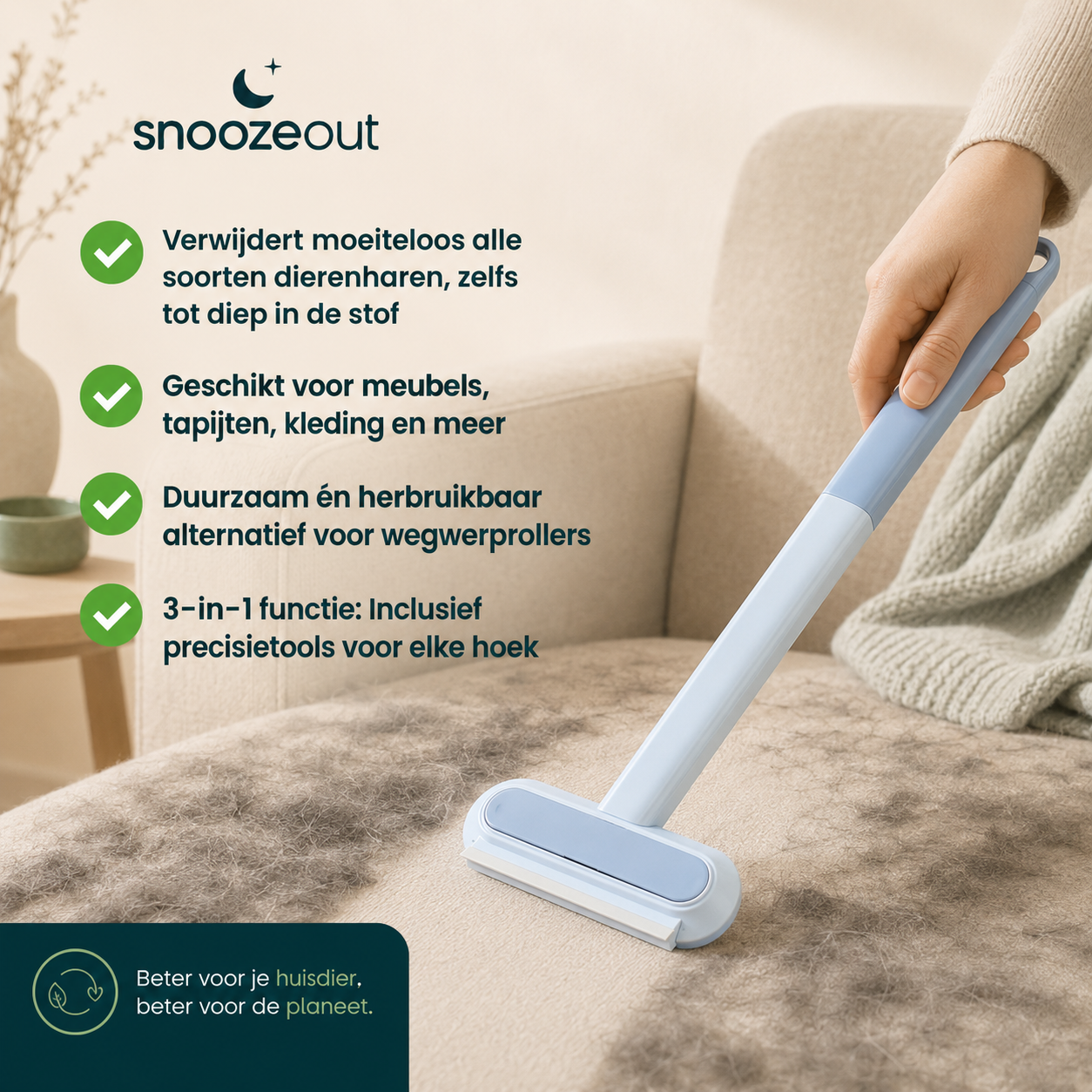 Snoozeout Herbruikbare Haarbestrijdings Bundel
