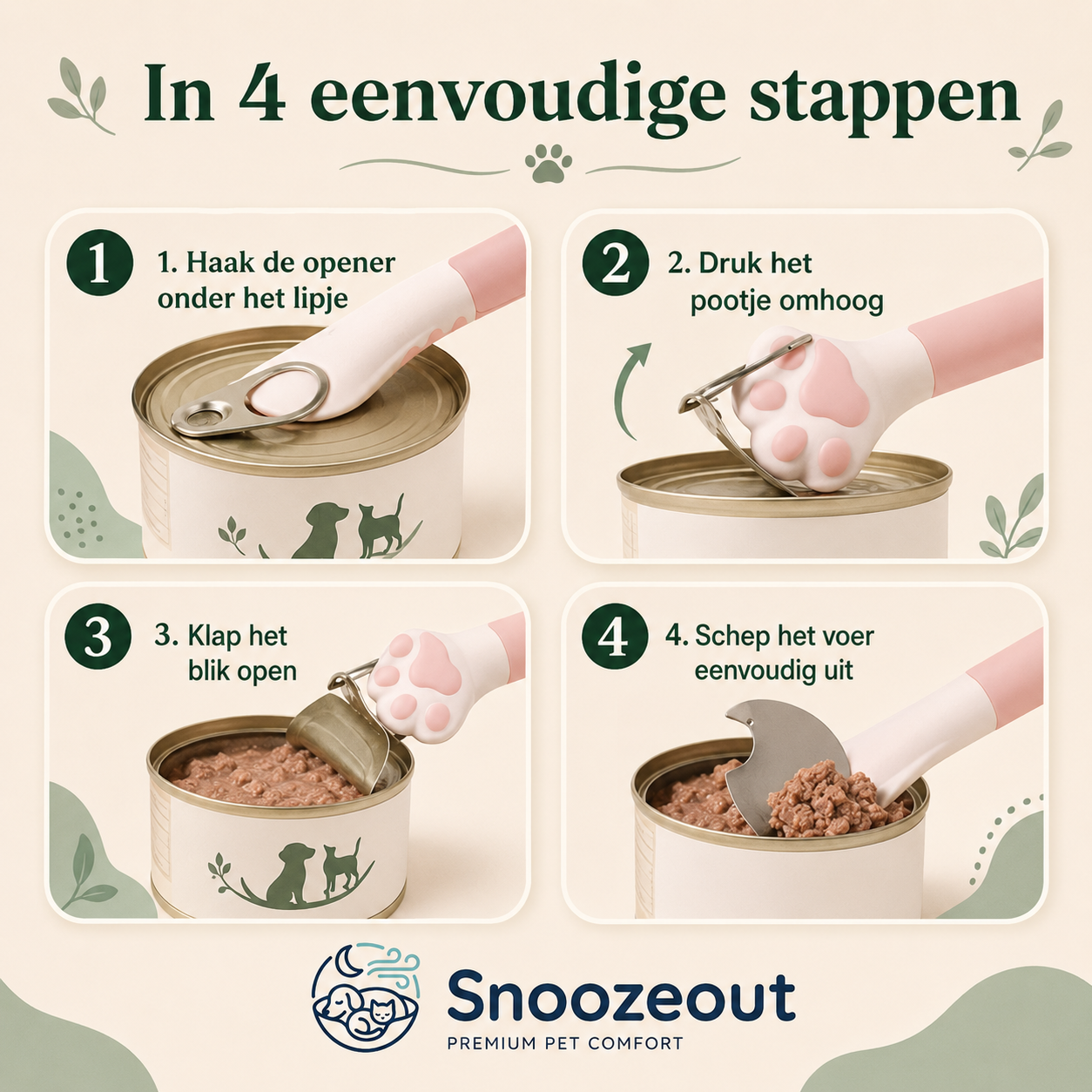 Snoozeout Blikvoer Bewaarseset
