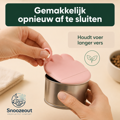 Blikvoer Bewaarset met Deksel en Lepel