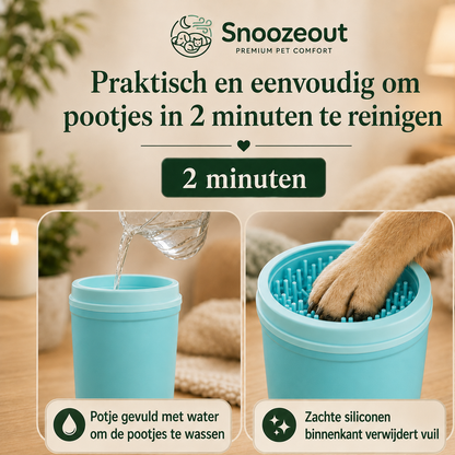 Pootreiniger voor Honden na de Wandeling