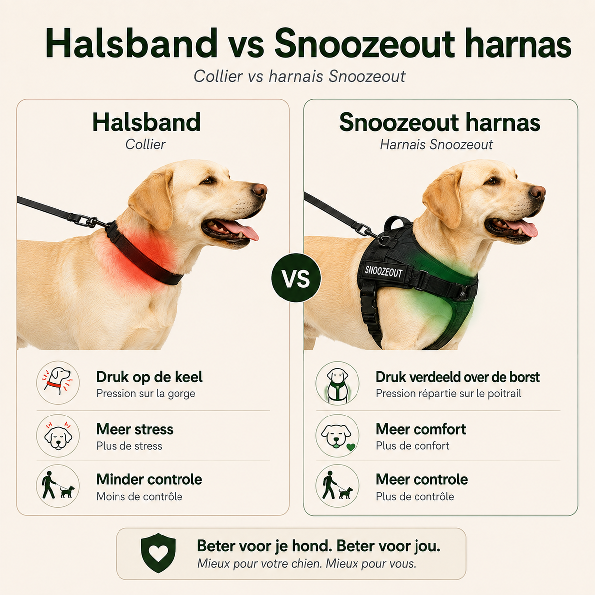 Antitrek Tuig voor Honden: Rustiger Wandelen