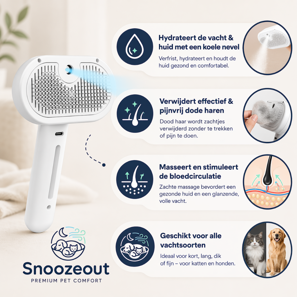 Snooze Out Steami Pro Vacht Borstel