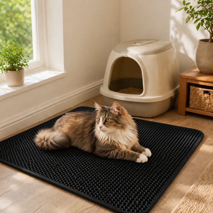XL Kattenbakmat tegen Rondslingerend Grind