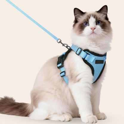 Harnais réglable pour chat avec laisse Snoozeout